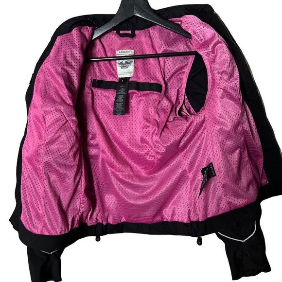 Harley Davidson Motorcycle Jacket Womens Small - Picture 3 of 4